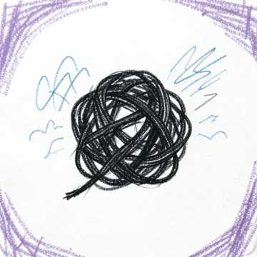 Untied — AI-generated cover art