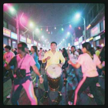 Pop, High-energy Dangdut Koplo track with rhythm — AI-generated cover art