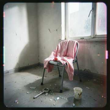 Woman in pink cover