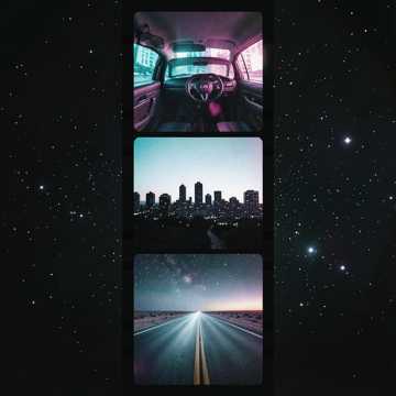 Rap, dreamy synthwave for a night drive cover