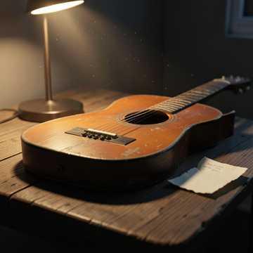 An emotional acoustic ballad with warm guitars and cover
