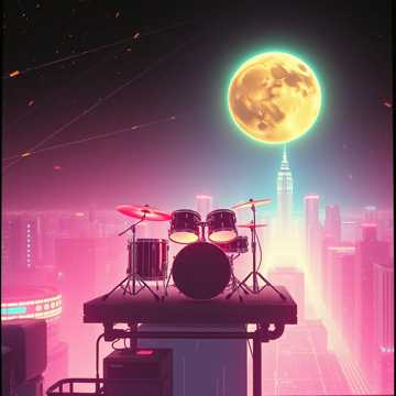 Electronic, Happy, Drums cover