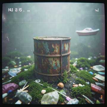 Aquatic Liquid Drum & Bass, A haunting aquatic d — AI-generated cover art