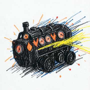 Cold Black Engine cover