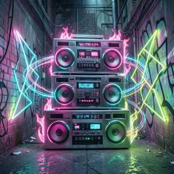 Energetic Hip Hop Track cover