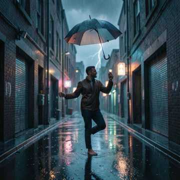 I DANCED IN THE RAIN FOR ME cover