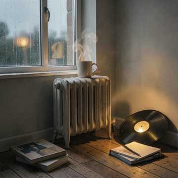 Coffee on the Radiator cover