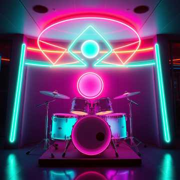 Electronic, Happy, Drums cover