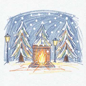 Snowy Christmas cover