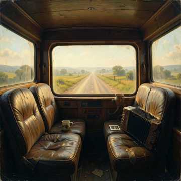 Na Estrada com Adelino e Maria — AI-generated cover art