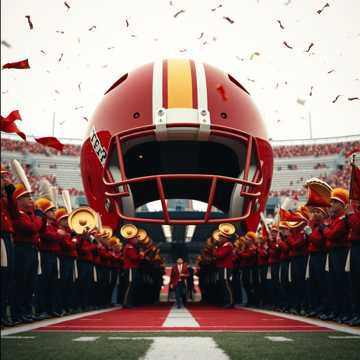 Traditional American football fight song, energeti cover