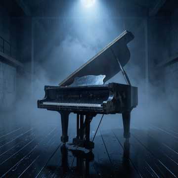 A dark and atmospheric trap beat, featuring a haun cover