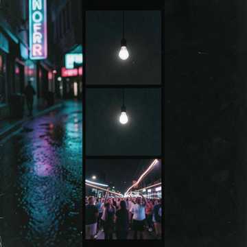 Neon Byeolbit (네온 별빛) — AI-generated cover art