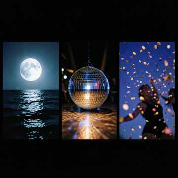 Bajo La Luna Llena — AI-generated cover art