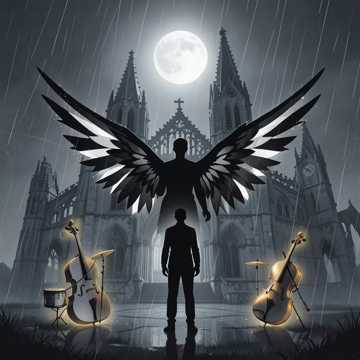 gothic rock, dark folk, orchestral, male vocal, me cover