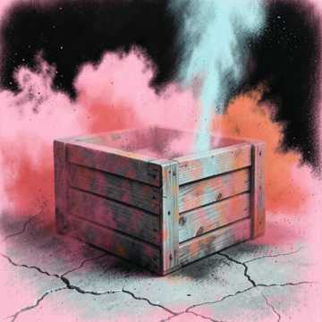 Dust and Crates — AI-generated cover art