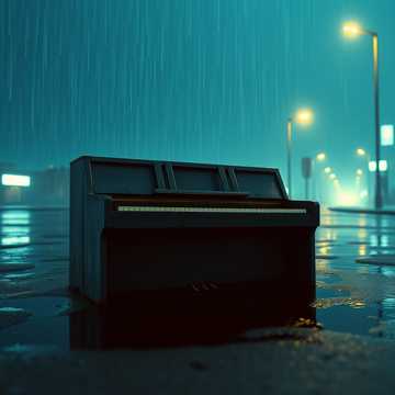 Sad and relaxing, Lo-Fi, Relaxing, Dark, Piano, Gu cover