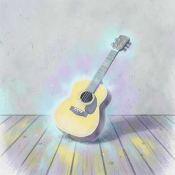 melancholic acoustic folk, solo acoustic guitar, cover