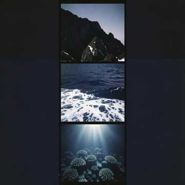 trap, Um beat de trap sombrio sobre o mar, dark  cover
