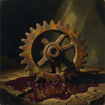 Bleeding Magnetic Rust cover