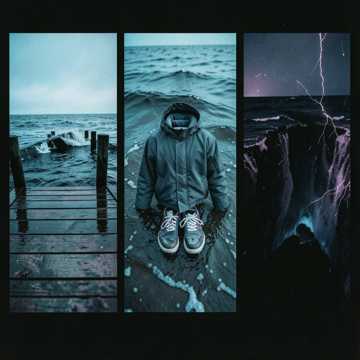 dark trap, oceanic atmosphere, heavy 808s, dark  cover
