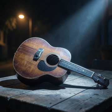 an emotional acoustic ballad with warm guitars and cover