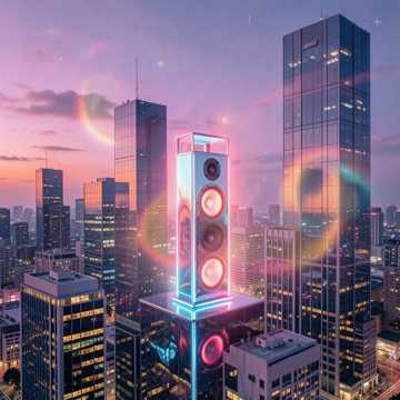 EDM mixed with Synthwave, heavy bass drops, warm s cover