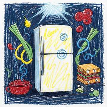 My Refrigerator Is Possessed Tonight — AI-generated cover art