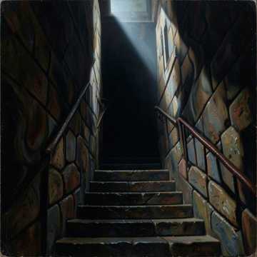 Cold Stairwell Pressure — AI-generated cover art
